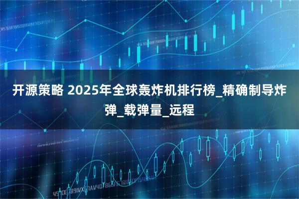 开源策略 2025年全球轰炸机排行榜_精确制导炸弹_载弹量_远程